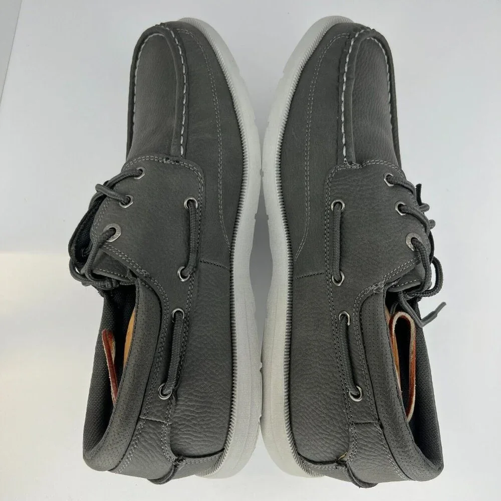 G.H. Bass & Co. Mens 71355310G1 Gray Inshore Synthetic Size 10.5 Boat Shoes